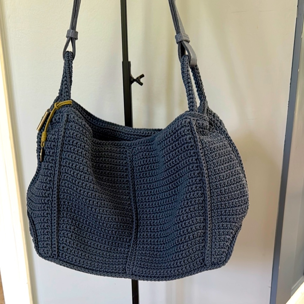 the sak Los Feliz Hobo bag in maritime blue